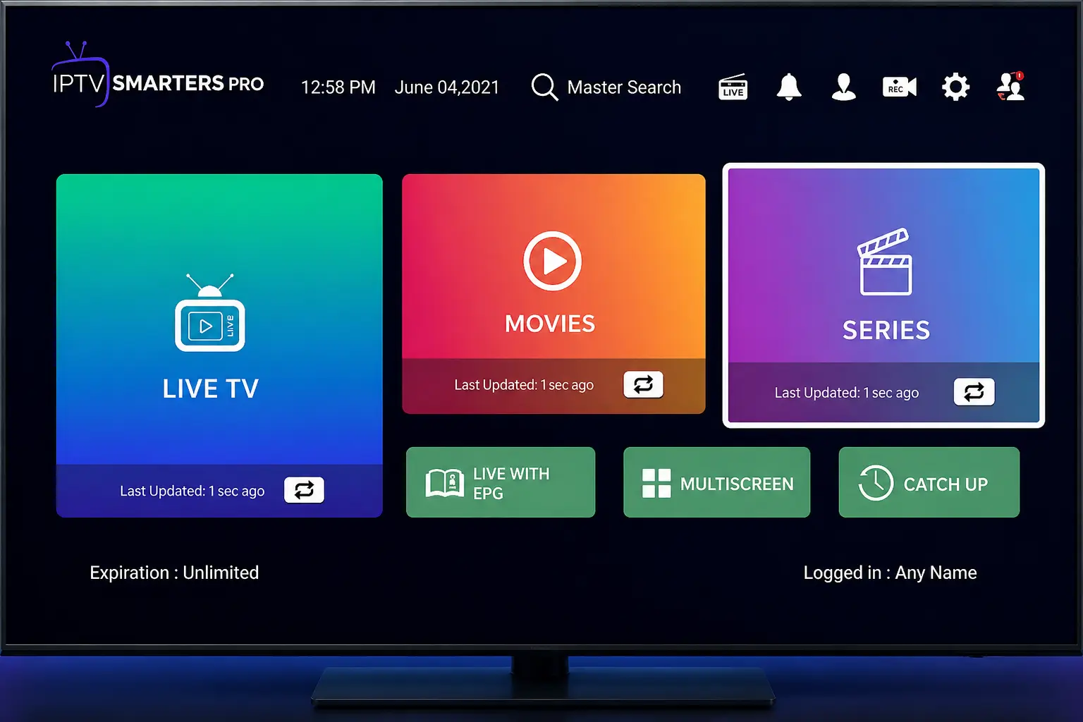 IPTV Smarters Pro Anwendung – Live TV, Filme und Serien streamen