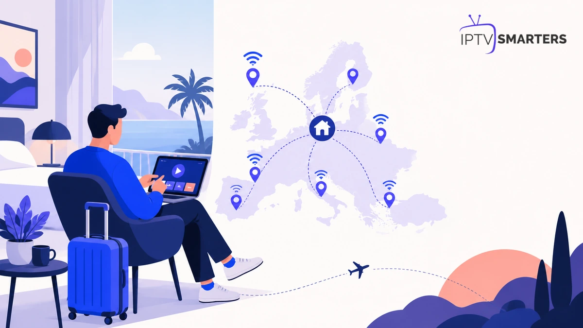 IPTV EU Urlaub Portabilität mit Reisendem und vernetzter Europakarte